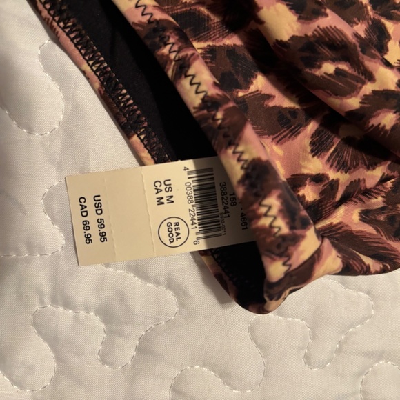 Aerie Size Medium One piece leopard swim suit-NWT - Picture 3 of 3